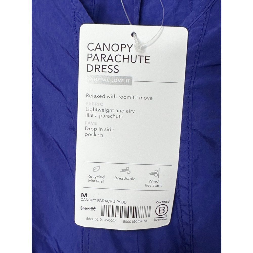 Athleta Canopy Parachute Dress Blue NWT Size Medium - Picture 7 of 10